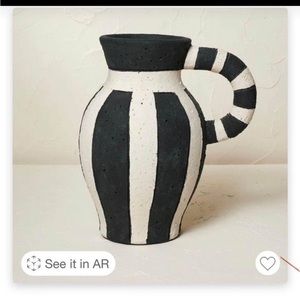 NWT - 12.5" x 11" Single Handle Vase - Opalhouse designed with Jungalow